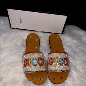 Gucci embellished sandals